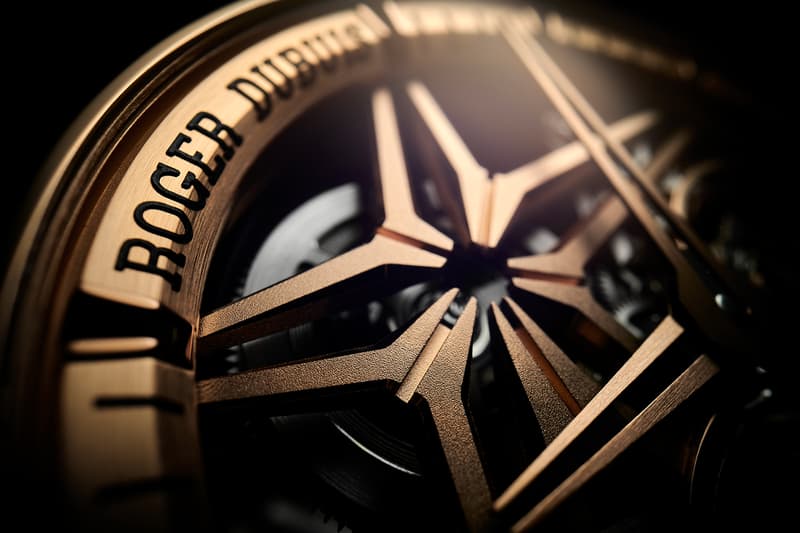 roger dubuis haute horlogerie excalibur double flying tourbillon white pink gold limited edition watches timepieces accessories