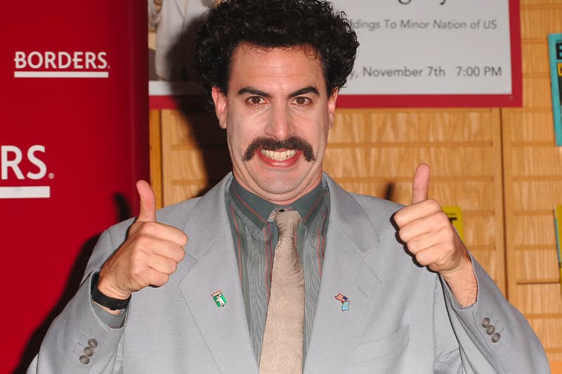 Sacha Baron Cohen retiring borat Subsequent Moviefilm donald turmp rudy guliani ali g