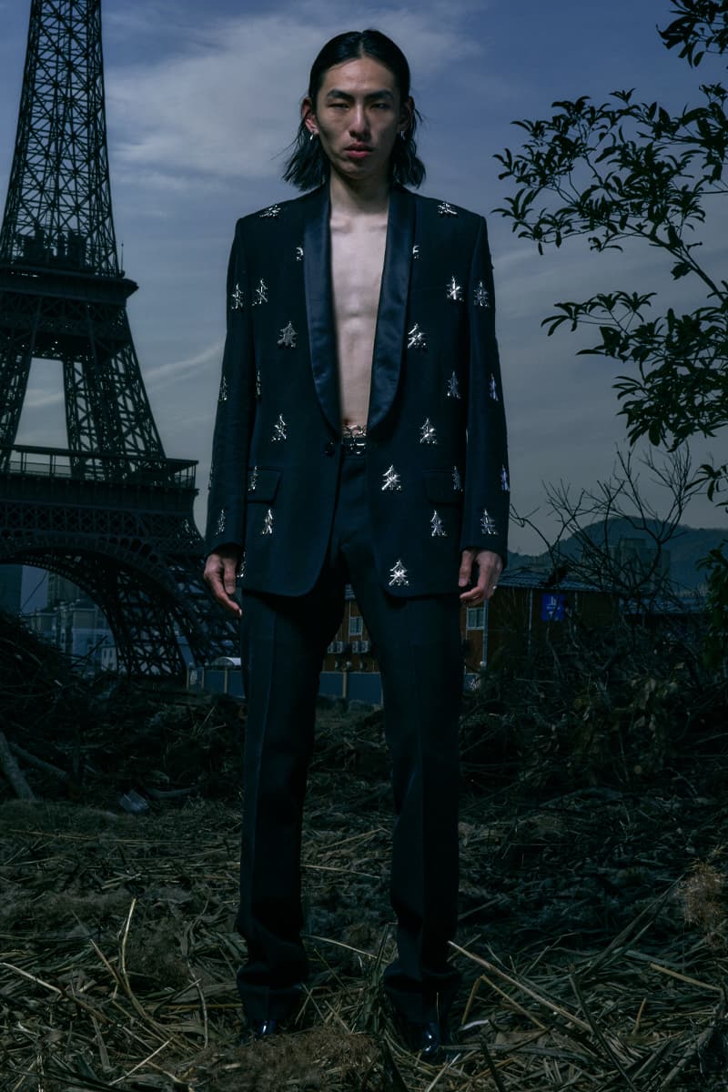 SANKUANZ FW21 Collection Lookbook Paris Fashion Week Fall Winter 2021 Shangguan Zhe Chinese Eiffel Tower