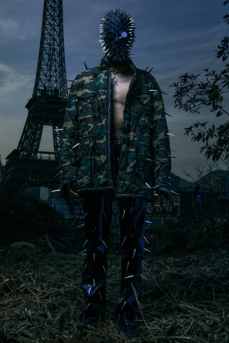 SANKUANZ FW21 Collection Lookbook Paris Fashion Week Fall Winter 2021 Shangguan Zhe Chinese Eiffel Tower 