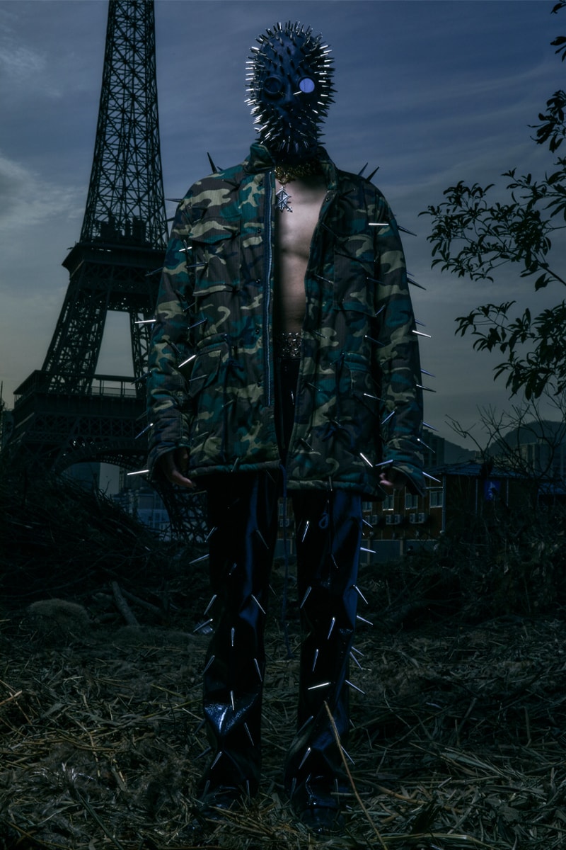 SANKUANZ FW21 Collection Lookbook Paris Fashion Week Fall Winter 2021 Shangguan Zhe Chinese Eiffel Tower 