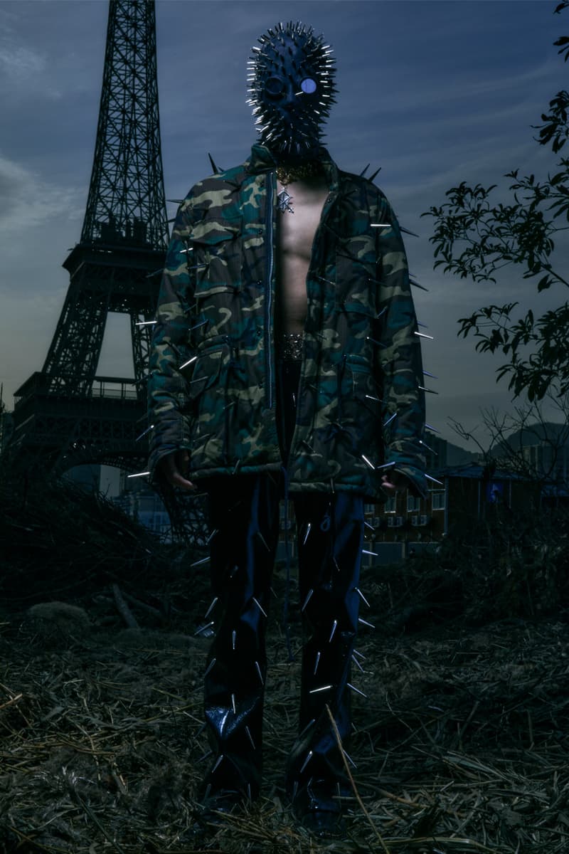SANKUANZ FW21 Collection Lookbook Paris Fashion Week Fall Winter 2021 Shangguan Zhe Chinese Eiffel Tower