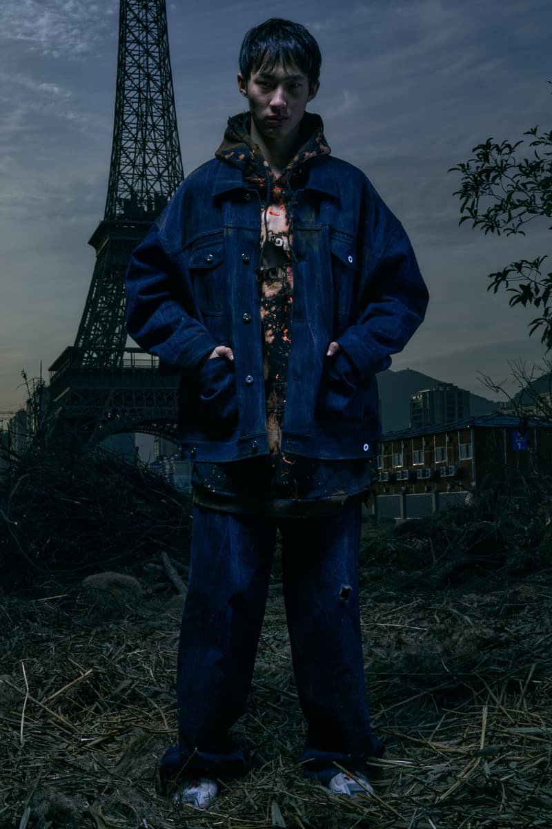 SANKUANZ FW21 Collection Lookbook Paris Fashion Week Fall Winter 2021 Shangguan Zhe Chinese Eiffel Tower