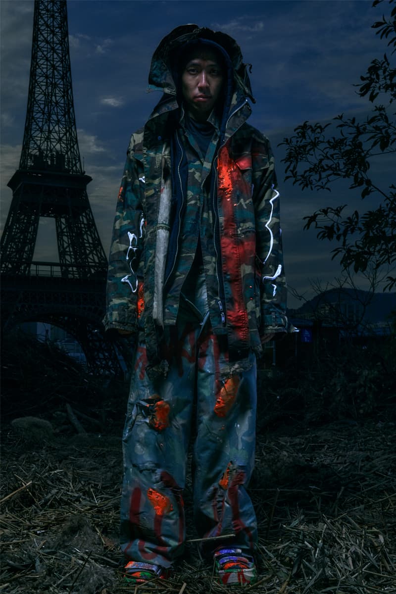 SANKUANZ FW21 Collection Lookbook Paris Fashion Week Fall Winter 2021 Shangguan Zhe Chinese Eiffel Tower 