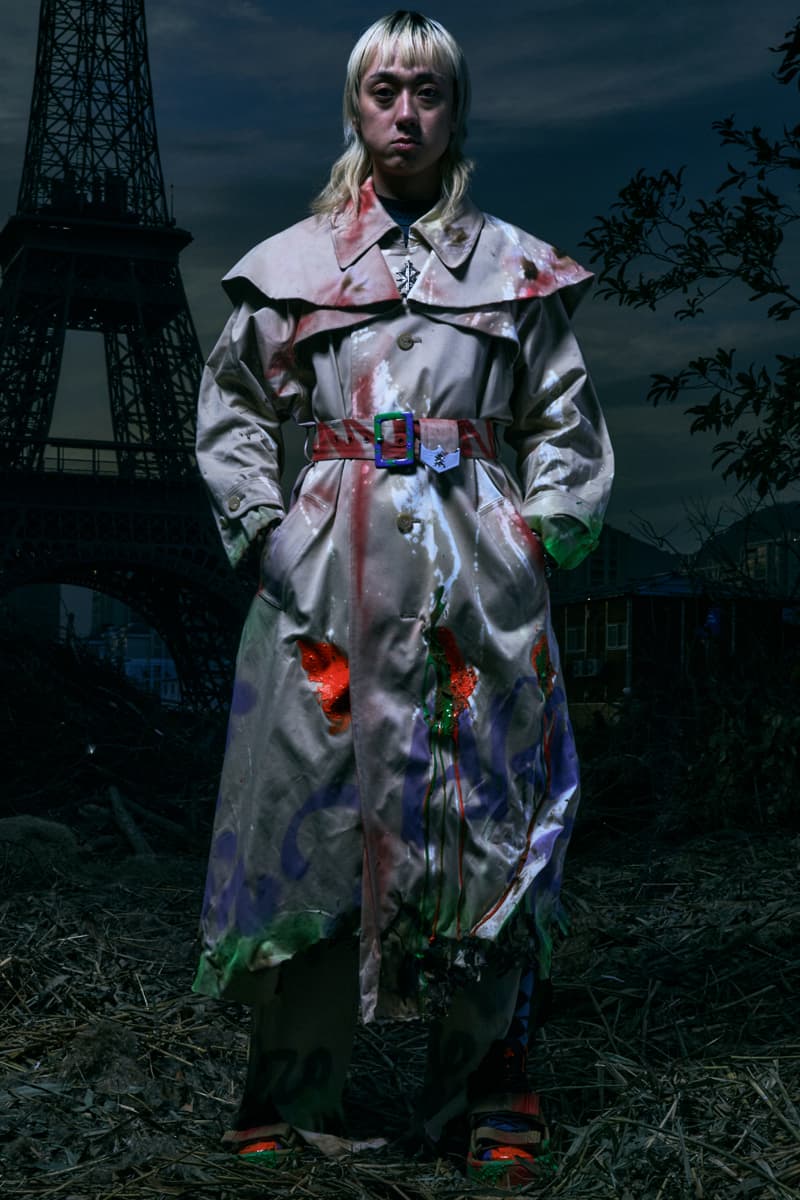 SANKUANZ FW21 Collection Lookbook Paris Fashion Week Fall Winter 2021 Shangguan Zhe Chinese Eiffel Tower 