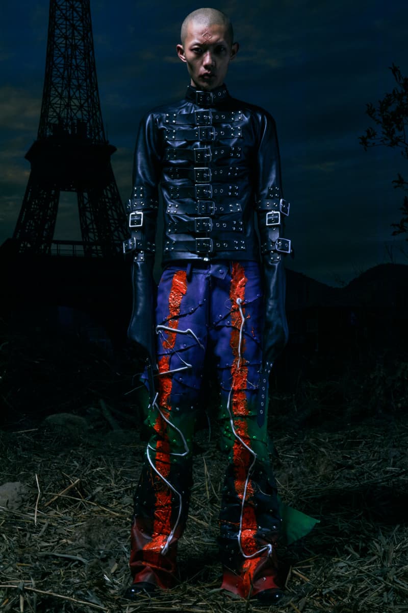 SANKUANZ FW21 Collection Lookbook Paris Fashion Week Fall Winter 2021 Shangguan Zhe Chinese Eiffel Tower 