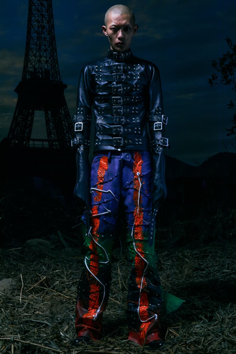 SANKUANZ FW21 Collection Lookbook Paris Fashion Week Fall Winter 2021 Shangguan Zhe Chinese Eiffel Tower