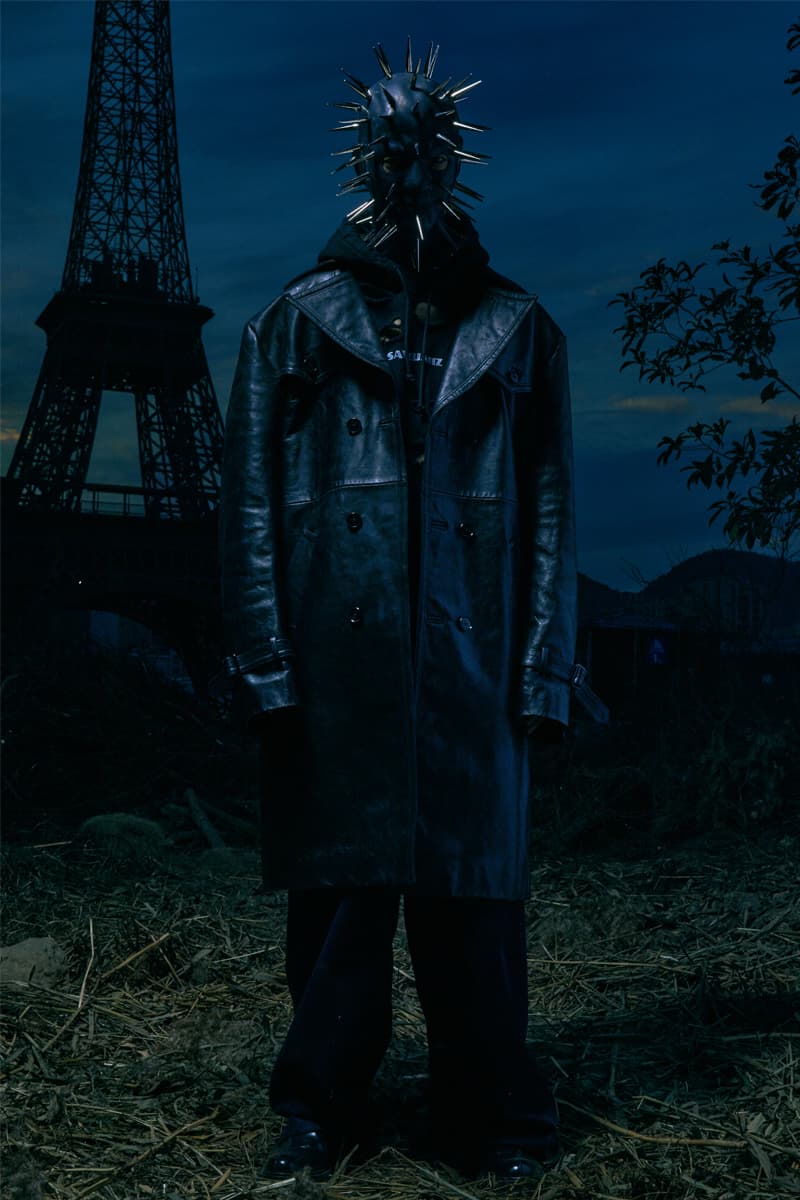 SANKUANZ FW21 Collection Lookbook Paris Fashion Week Fall Winter 2021 Shangguan Zhe Chinese Eiffel Tower 