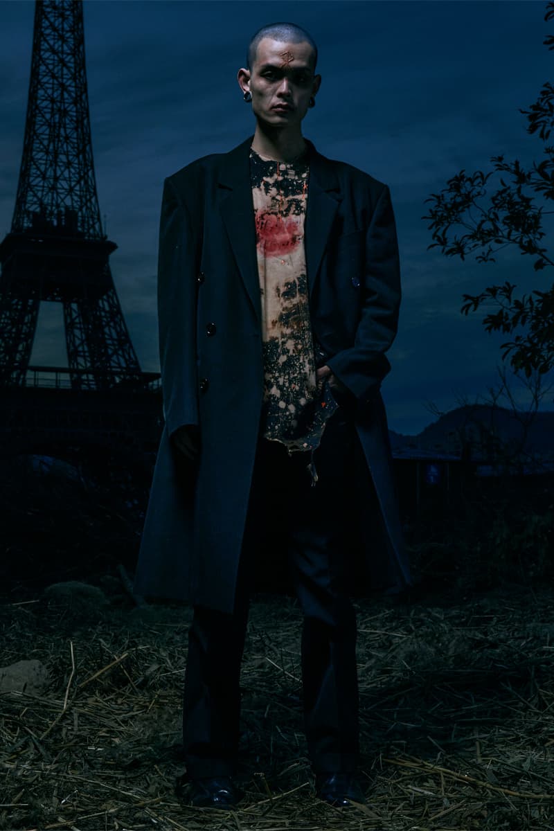 SANKUANZ FW21 Collection Lookbook Paris Fashion Week Fall Winter 2021 Shangguan Zhe Chinese Eiffel Tower 