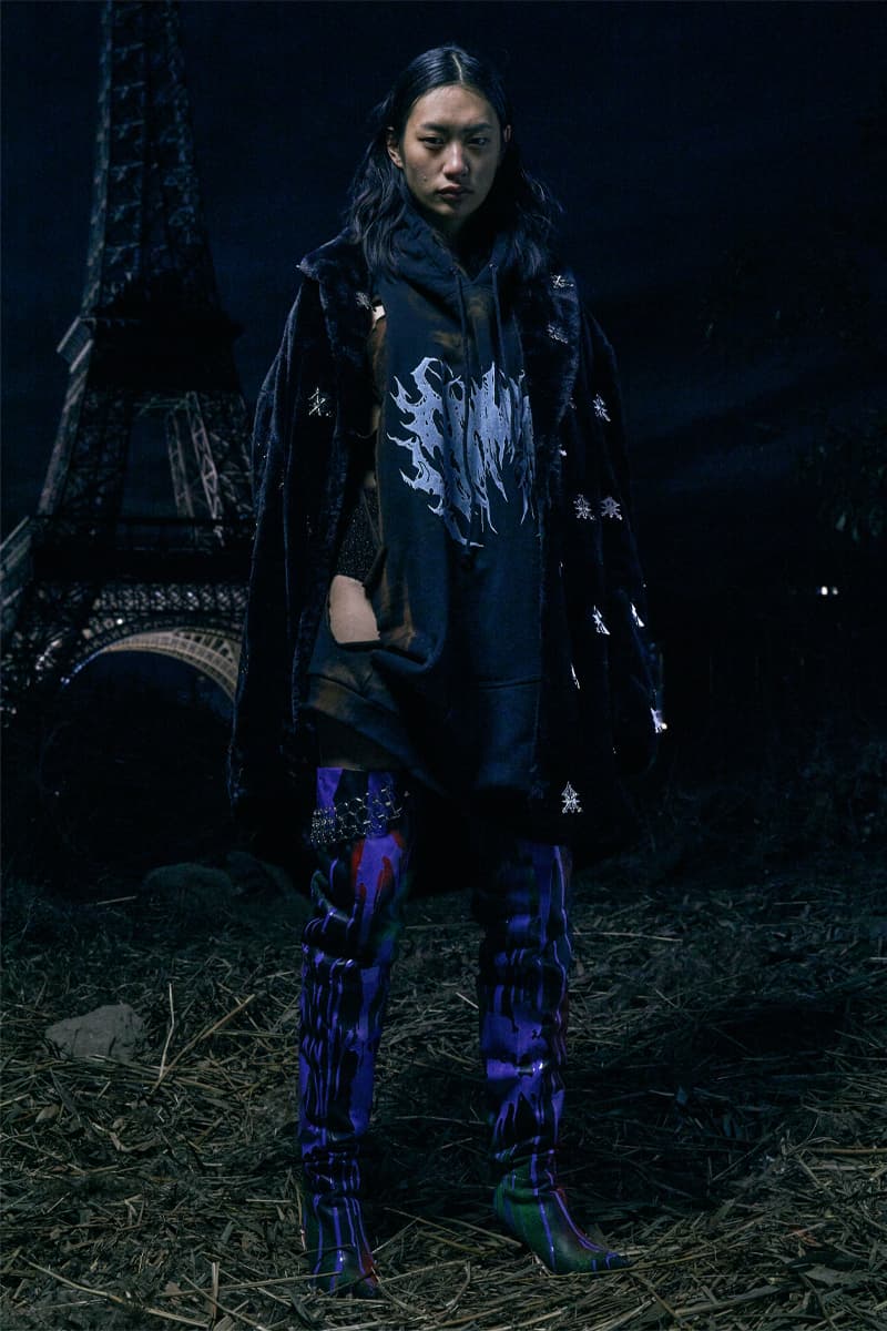 SANKUANZ FW21 Collection Lookbook Paris Fashion Week Fall Winter 2021 Shangguan Zhe Chinese Eiffel Tower