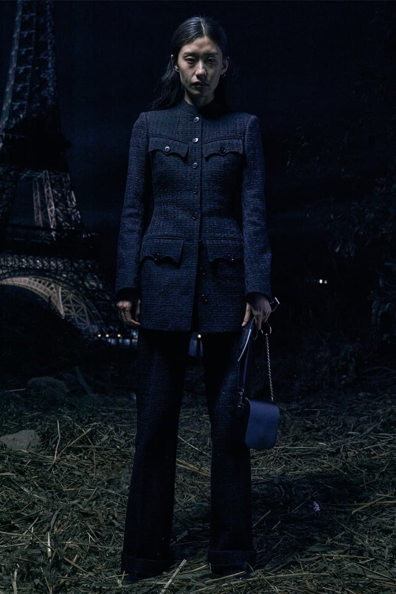 SANKUANZ FW21 Collection Lookbook Paris Fashion Week Fall Winter 2021 Shangguan Zhe Chinese Eiffel Tower