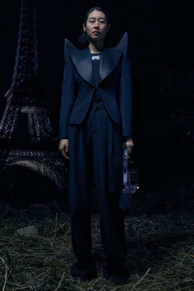 SANKUANZ FW21 Collection Lookbook Paris Fashion Week Fall Winter 2021 Shangguan Zhe Chinese Eiffel Tower
