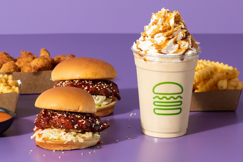 Shake Shack Korean-Style Fried Chick’n Launch Gochujang Bites Fries Black Sugar Vanilla Shake Price Buy Info Date Where Review Taste