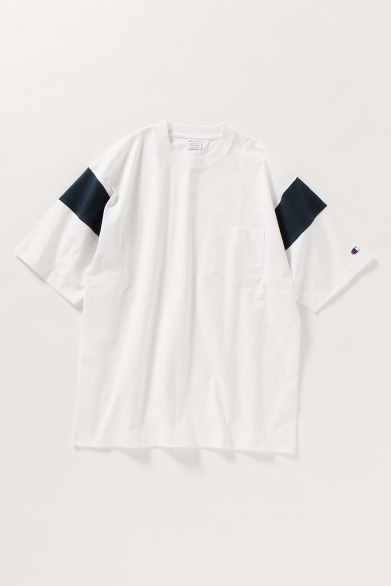 SHIPS x Champion SS21 Exclusive Shirts, Pants sweater football tee japan spring summer 2021 reverse weave vintage sportswear graphic retailer store website reverse weave pants