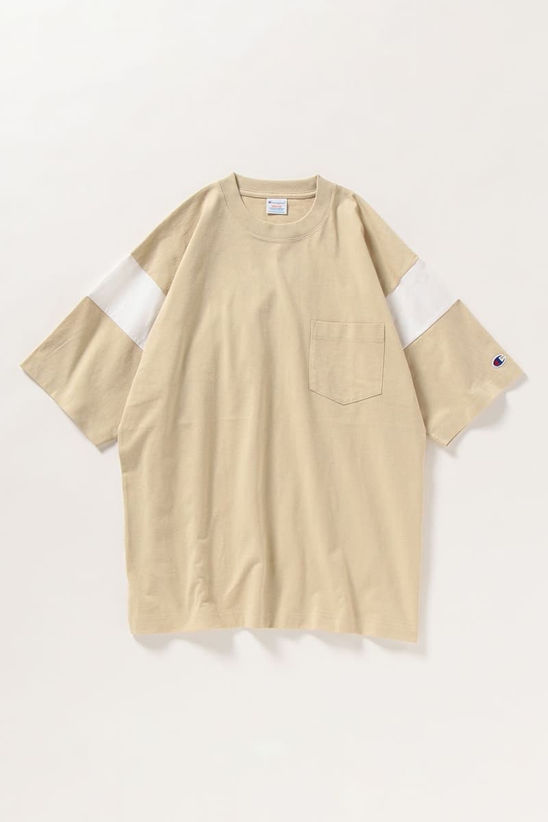 SHIPS x Champion SS21 Exclusive Shirts, Pants sweater football tee japan spring summer 2021 reverse weave vintage sportswear graphic retailer store website reverse weave pants