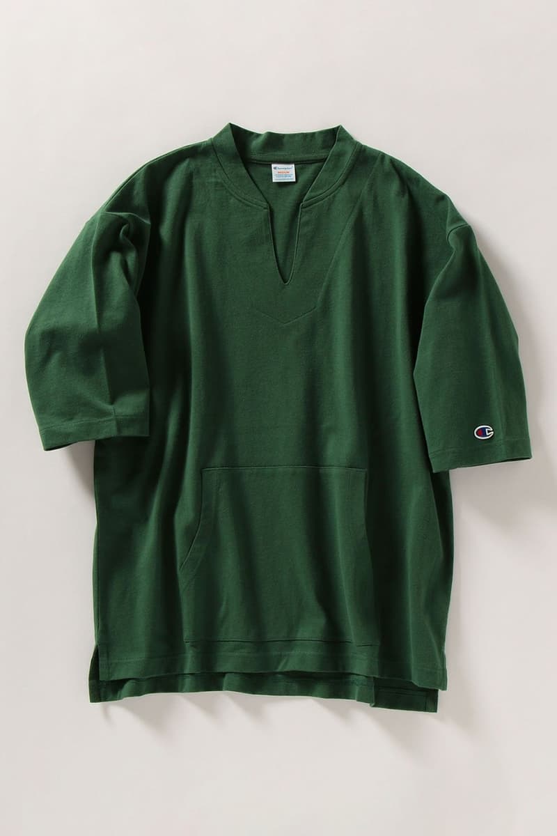 SHIPS x Champion SS21 Exclusive Shirts, Pants sweater football tee japan spring summer 2021 reverse weave vintage sportswear graphic retailer store website reverse weave pants
