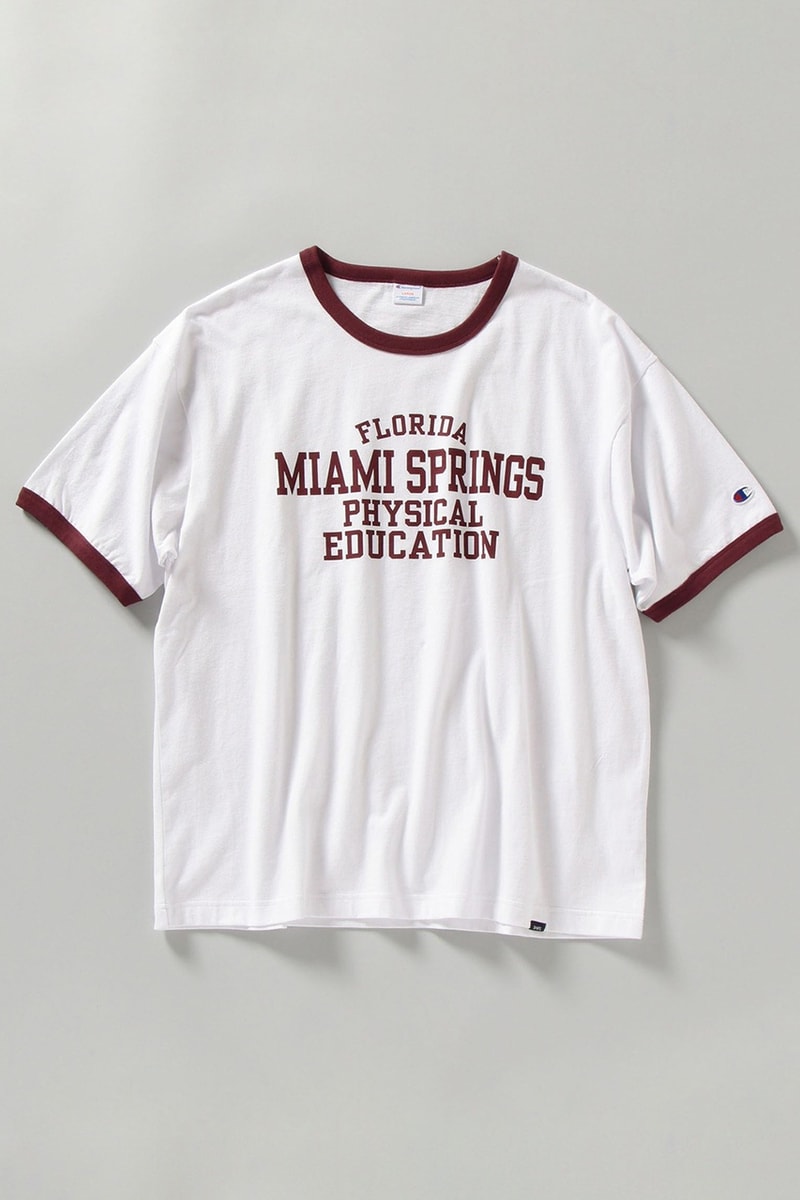 SHIPS x Champion SS21 Exclusive Shirts, Pants sweater football tee japan spring summer 2021 reverse weave vintage sportswear graphic retailer store website reverse weave pants