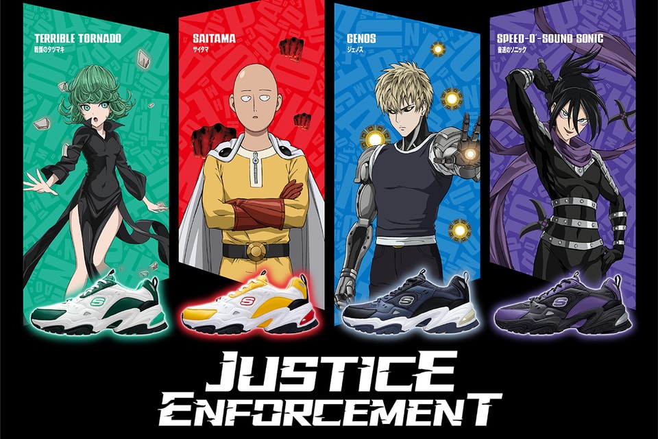 Skechers One Punch Man Collection Release Hypebeast