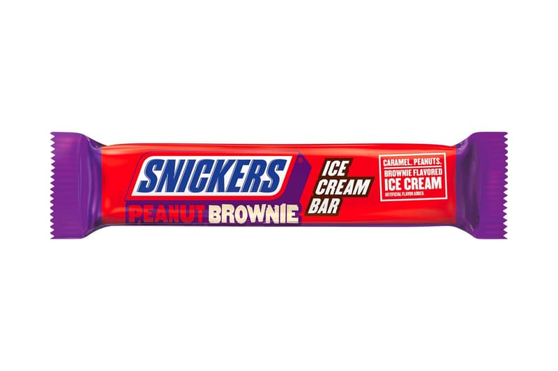 Snickers Peanut Brownie Ice Cream Bar Announcement Frozen Treat Candy Chocolate Caramel WrigleyMars Incorporated 