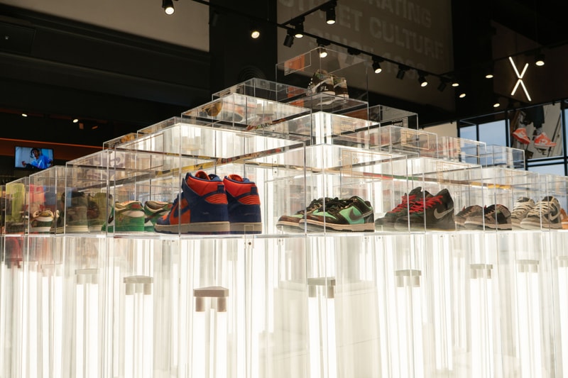 snipes sneaker store nike sb skateboarding sportswear dunk high low  since 1985 pop up museum exhibit project blitz brooklyn new york official release date info photos price store list buying guide