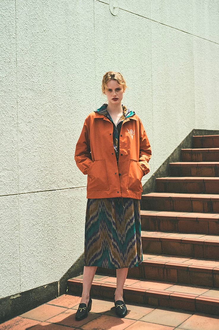 South2 West8 Spring Summer 2021 Lookbook menswear streetwear jackets shirts sweaters coats outerwear fishing nepenthes ss21 collection shirts button ups pants trousers
