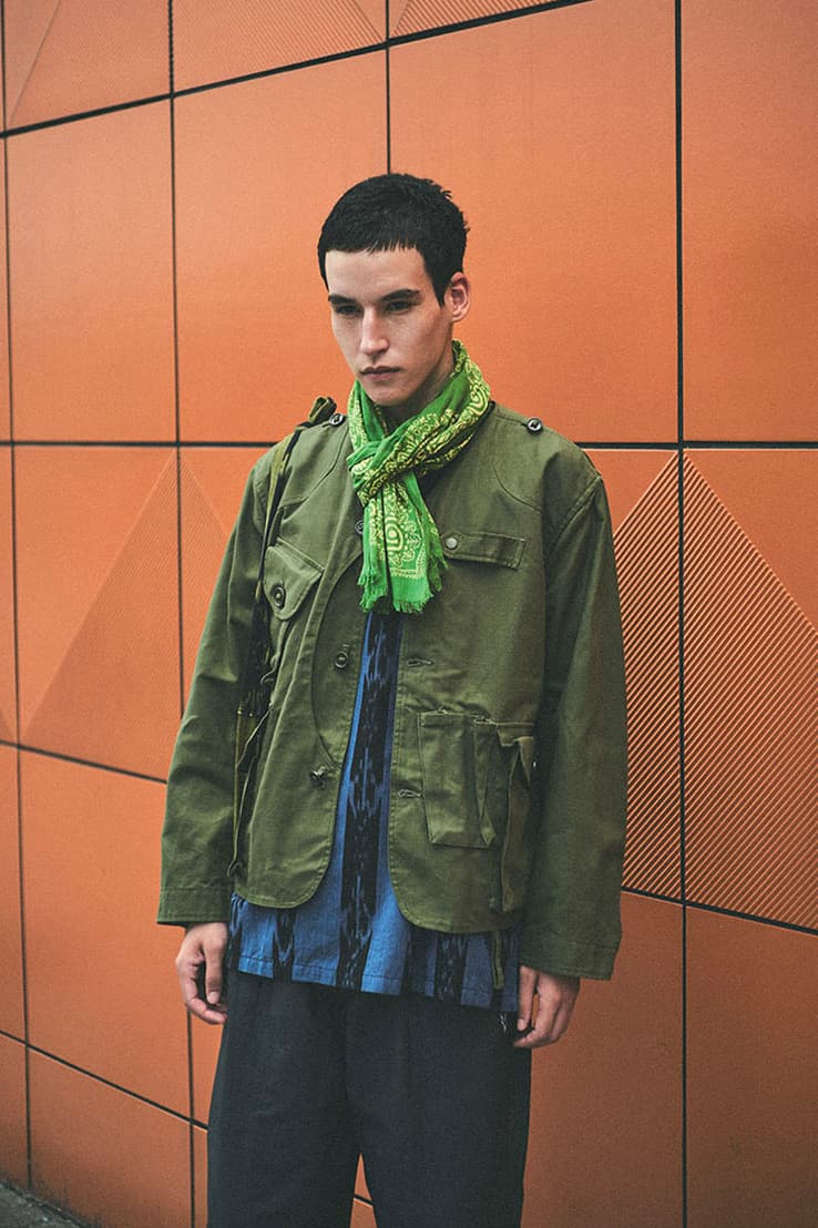 South2 West8 Spring Summer 2021 Lookbook menswear streetwear jackets shirts sweaters coats outerwear fishing nepenthes ss21 collection shirts button ups pants trousers