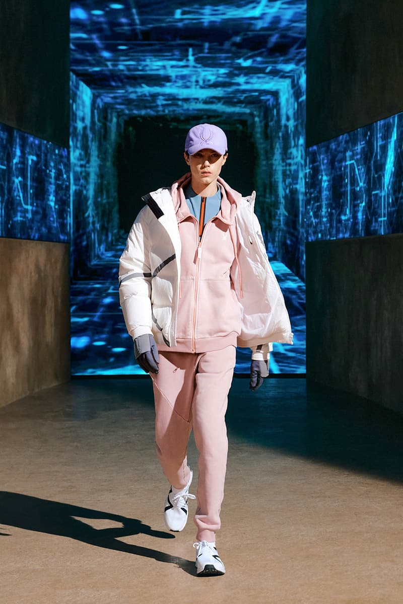 spyder fall winter 2021 collection sports milan fashion week graphic lines new era