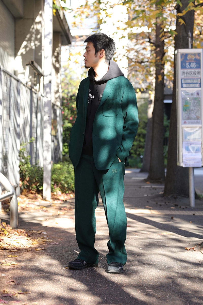 NEEDLES for STUDIOUS SS21 Exclusive Suiting butterfly papillon jacket blazer