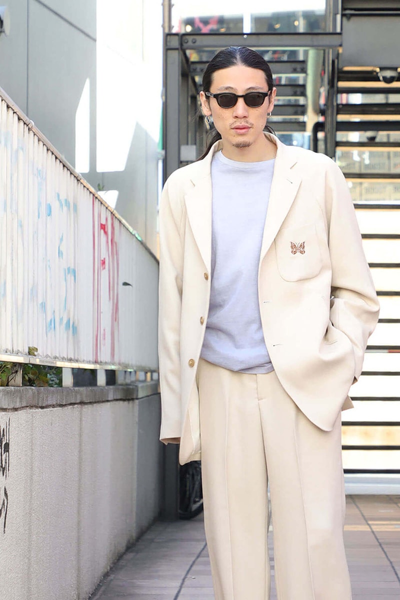 NEEDLES for STUDIOUS SS21 Exclusive Suiting butterfly papillon jacket blazer