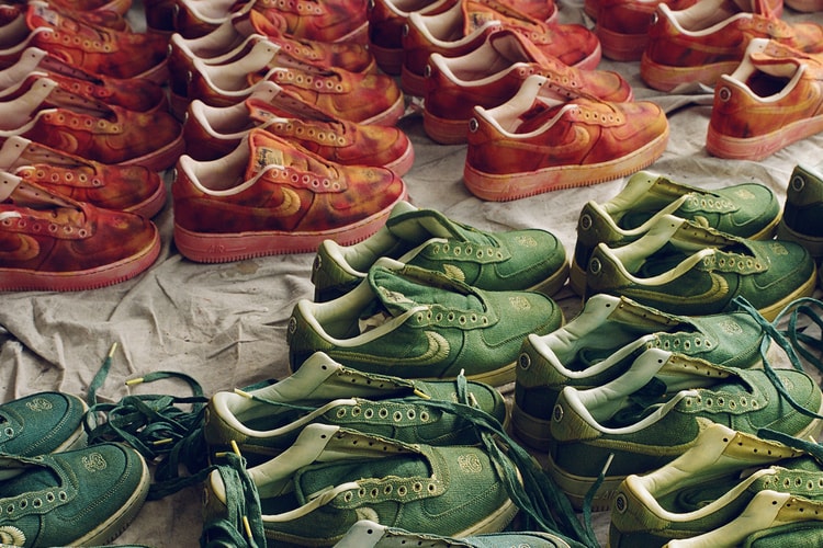 A Closer Look at Stüssy and Nike's Hand-Dyed Air Force 1