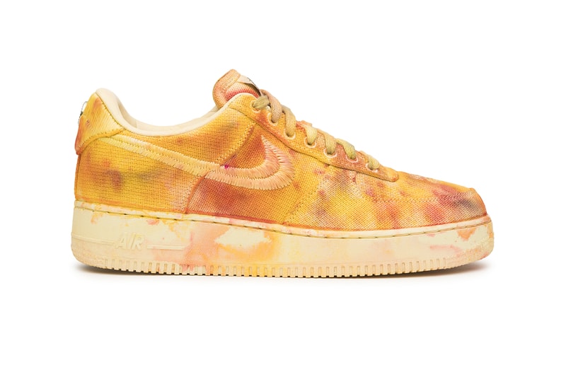 Stussy Nike Hand Dyed Air Force 1 menswear streetwear kicks trainers runners shoes basketball sneakers footwear 2021 capsule los angeles california info