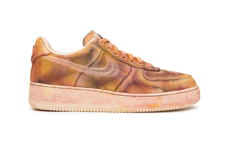 Stussy Nike Hand Dyed Air Force 1 menswear streetwear kicks trainers runners shoes basketball sneakers footwear 2021 capsule los angeles california info