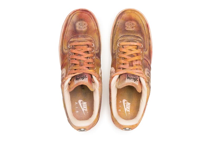 Stussy Nike Hand Dyed Air Force 1 menswear streetwear kicks trainers runners shoes basketball sneakers footwear 2021 capsule los angeles california info