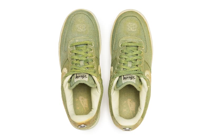 Stussy Nike Hand Dyed Air Force 1 menswear streetwear kicks trainers runners shoes basketball sneakers footwear 2021 capsule los angeles california info