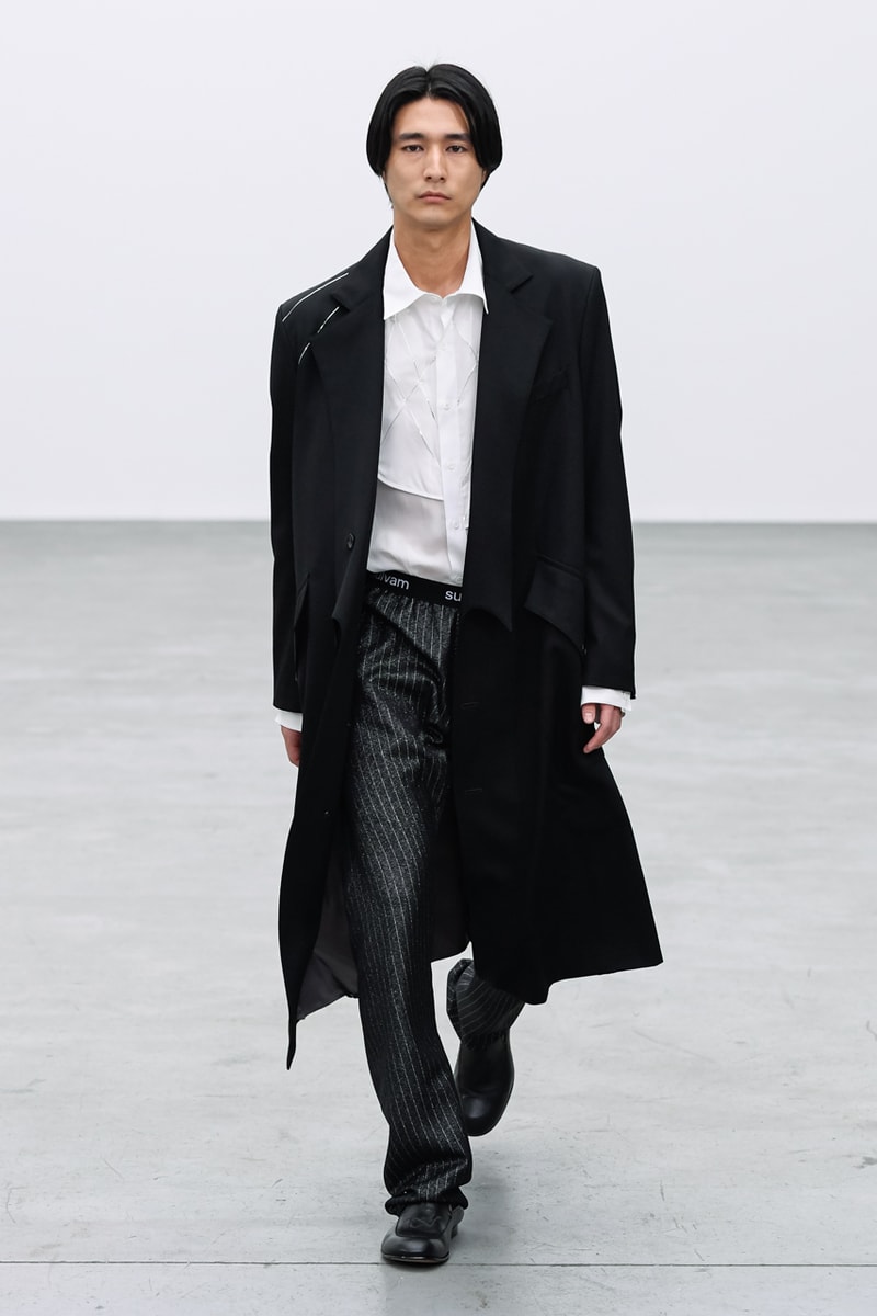 sulvam Fall/Winter 2021 Collection Lookbook fw21 japan teppei fujita menswear paris fashion week pfw