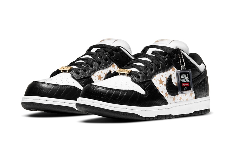 Supreme's Nike SB Dunk Low "Black" Rounds Out the Collaborative Set