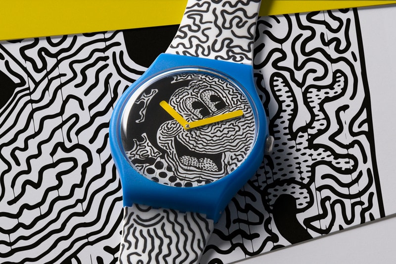 Swatch Keith Haring Mickey Mouse 2021 Capsule watches accessories artist new york 1986 pop shop swiss disney