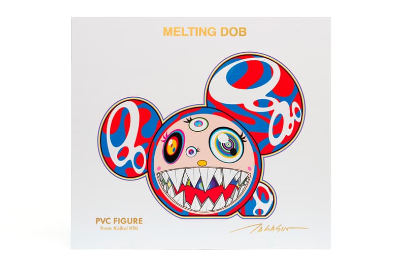 takashi murakami melting dob figure release edition sculpture artwork