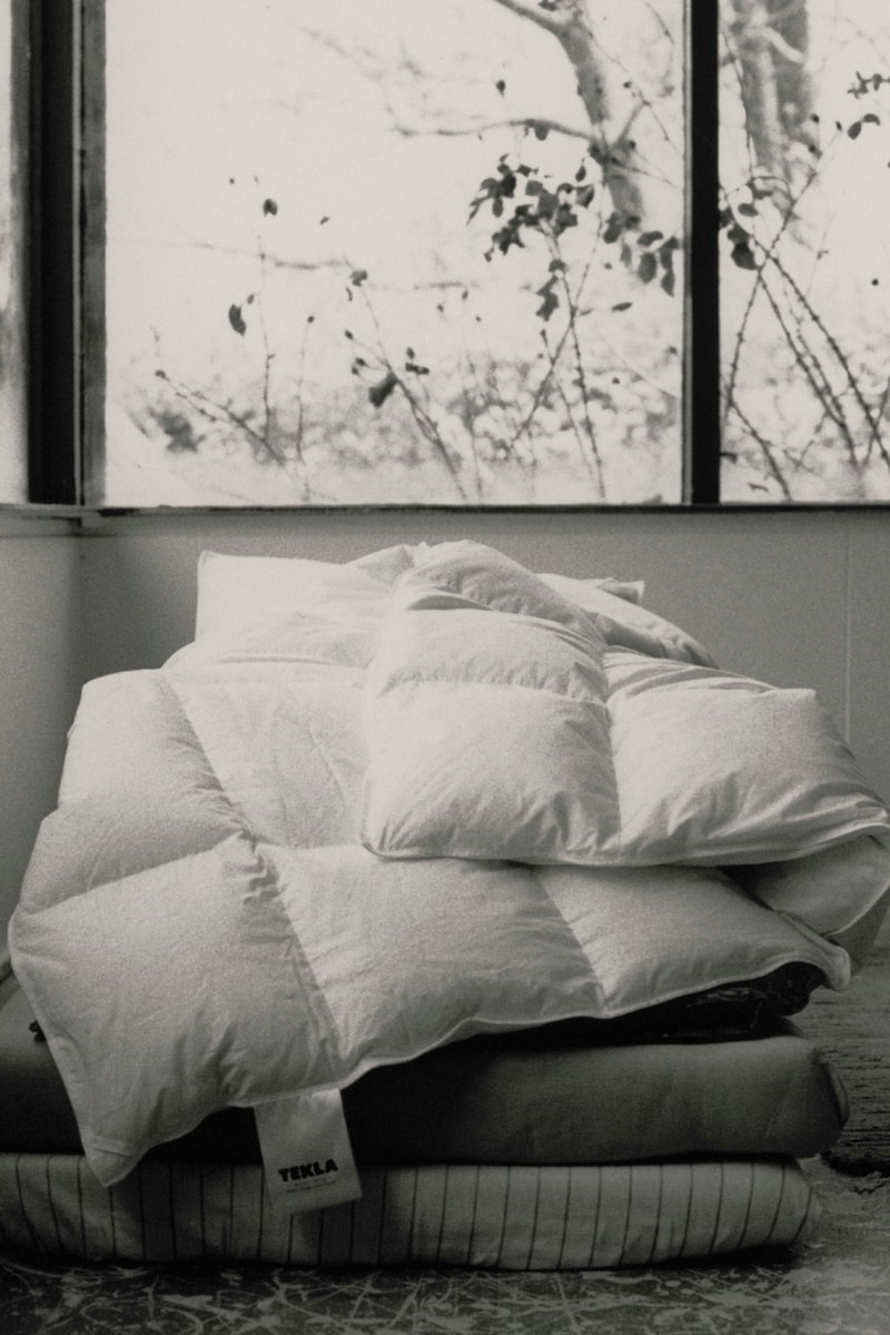 Tekla Fabrics "Falling Asleep" Bedding Down Collection Bed Time Sleep Beds Copenhagen Goose Down Soft Fabrics High Quality Luxury Natural