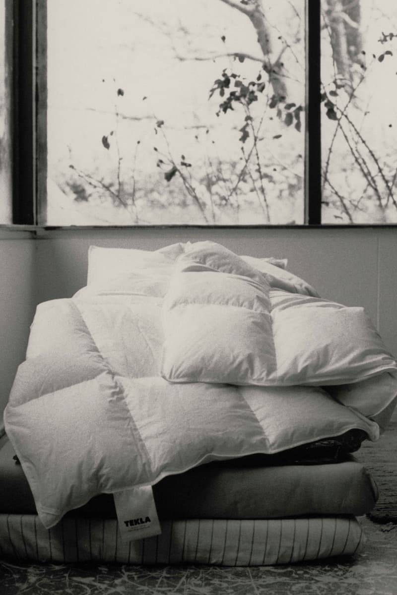 Tekla Fabrics "Falling Asleep" Bedding Down Collection Bed Time Sleep Beds Copenhagen Goose Down Soft Fabrics High Quality Luxury Natural