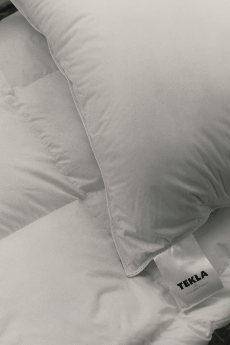 Tekla Fabrics "Falling Asleep" Bedding Down Collection Bed Time Sleep Beds Copenhagen Goose Down Soft Fabrics High Quality Luxury Natural
