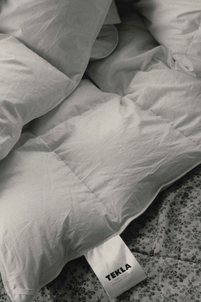 Tekla Fabrics "Falling Asleep" Bedding Down Collection Bed Time Sleep Beds Copenhagen Goose Down Soft Fabrics High Quality Luxury Natural