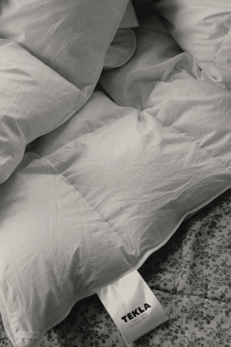 Tekla Fabrics "Falling Asleep" Bedding Down Collection Bed Time Sleep Beds Copenhagen Goose Down Soft Fabrics High Quality Luxury Natural