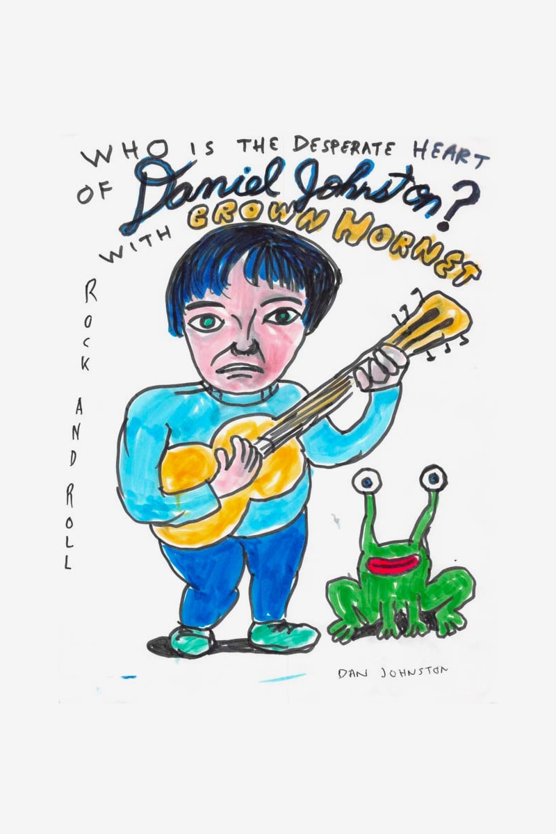 Daniel Johnston Estate Electric Lady Studios Art Collaboration Daniel Johnston: Psychedelic Drawings 