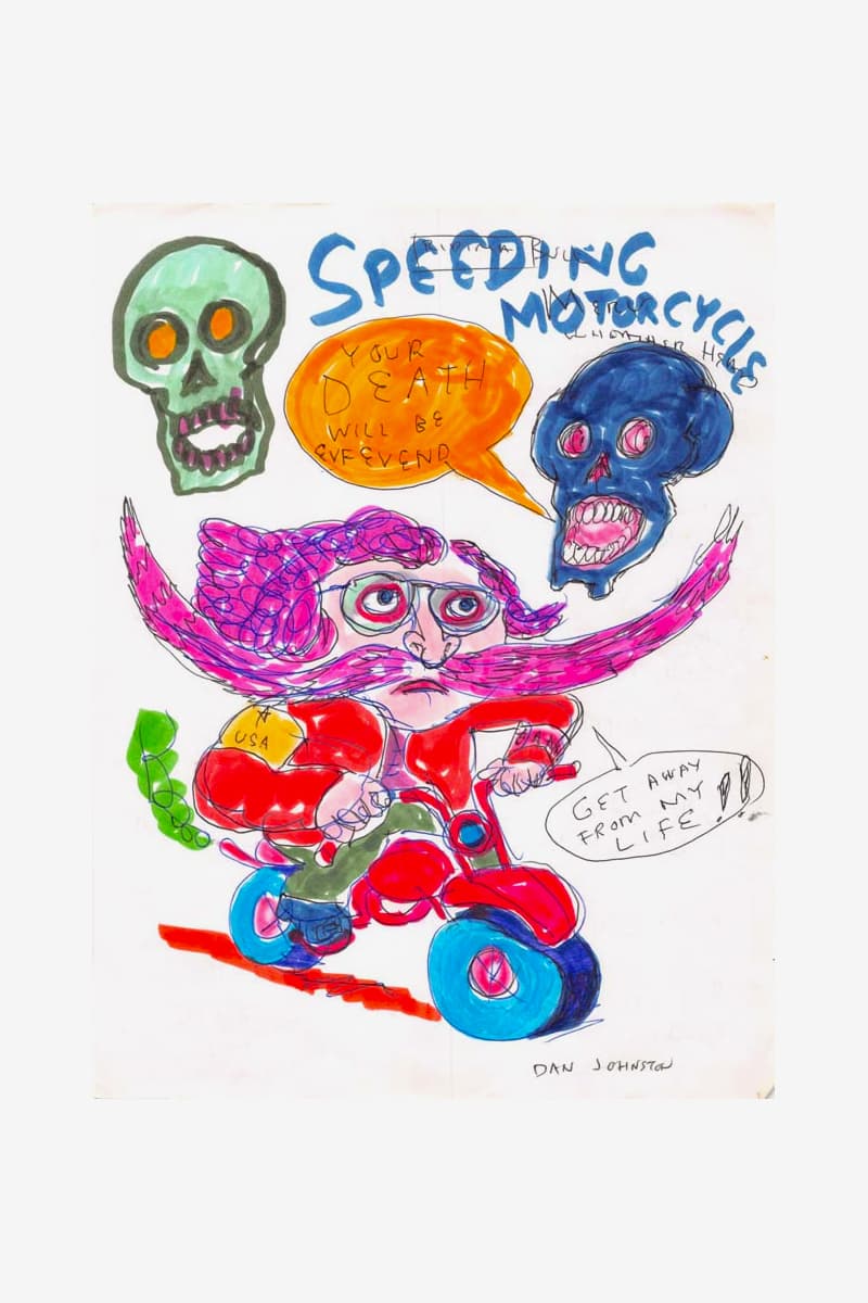 Daniel Johnston Estate Electric Lady Studios Art Collaboration Daniel Johnston: Psychedelic Drawings