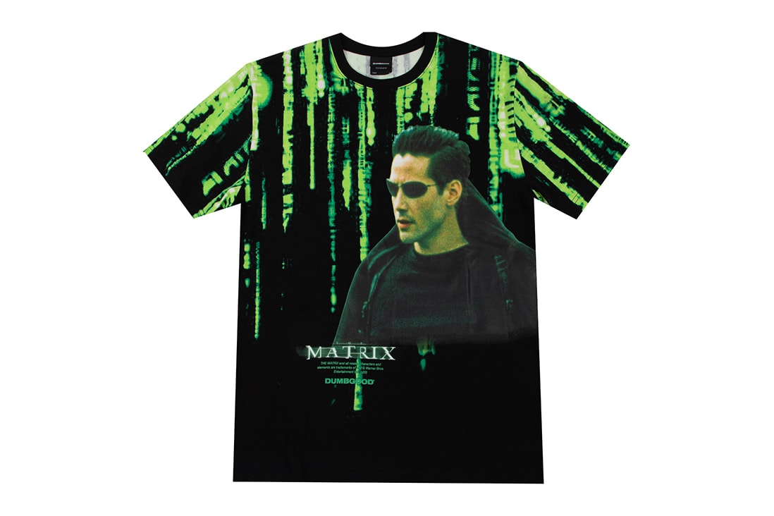 The Matrix Dumbgood Capsule Release Neo Trinity Morpheus digital rain Keanu Reeves movies Hollywood Warner Bros. 1990's '90s
