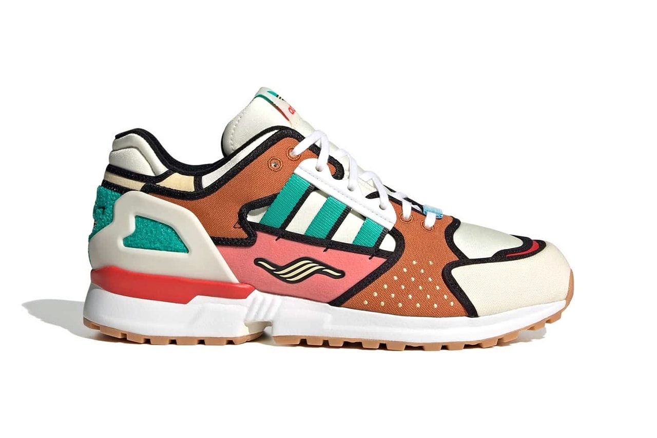 the simpsons adidas zx10000 krusty burger H05783 release info store list photos buying guide 