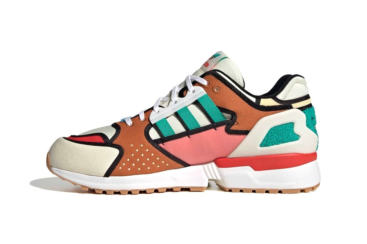the simpsons adidas zx10000 krusty burger H05783 release info store list photos buying guide 