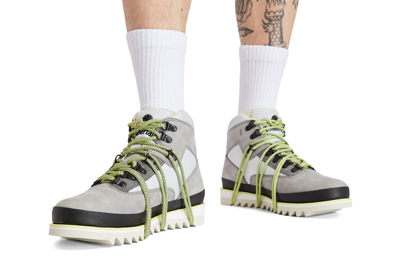 timberland c61 hiking boot release information grey yellow black limited edition sustainable
