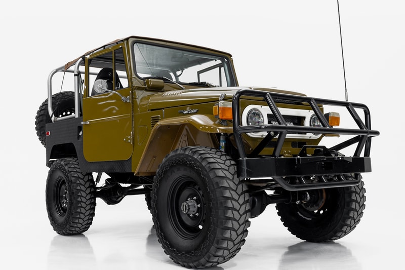 toyota fj40 land cruiser car truck offroad olive black price photos buying information